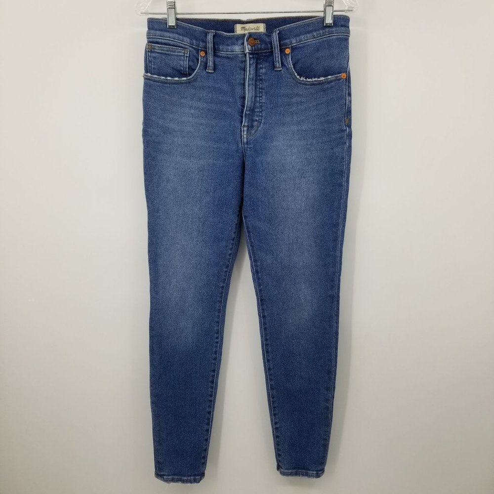 Madewell Women’s Skinny Jeans in Classic Blue Denim; size 30